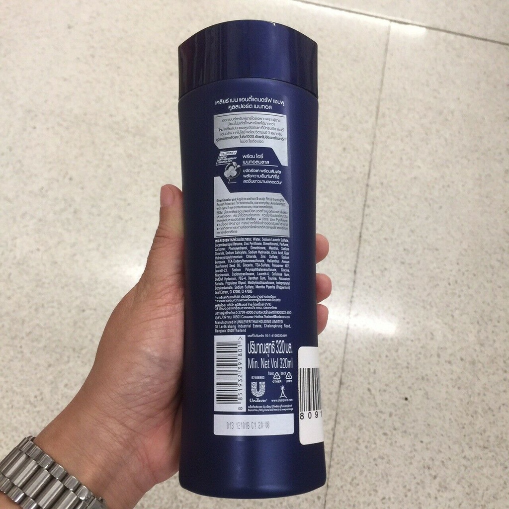 Clear men shampoo 