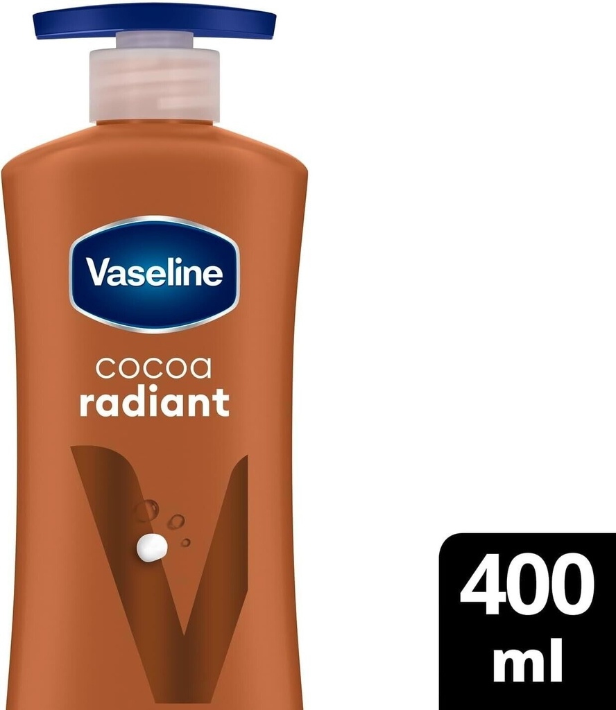 VASELINE COCOA RADIAN MOISTURE CREAM 400ML 