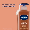 VASELINE COCOA RADIAN MOISTURE CREAM 400ML 