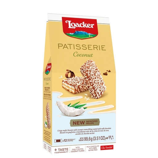 LOACKER PATISSERIE CREME COCONUT 